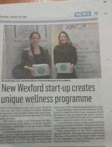 Dr Aoife Kelly Ion Herbal Tonics and Naomi Byrne Finance Manager AirconMech